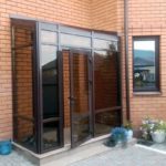 Алюминиевая дверь 700×2300 мм. GFTD48204