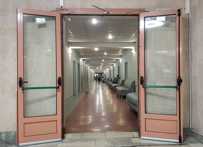 Алюминиевая дверь 900×2200 мм. GFTD37203 Алюминиевая дверь 900×2200 мм. GFTD37203