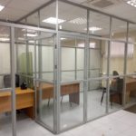 Витражная алюминиевая перегородка GFTD563
